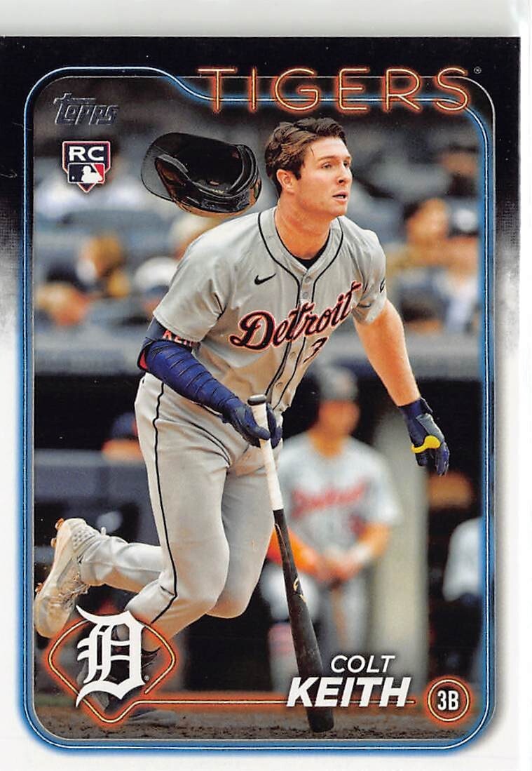 2024 Topps Update Colt Keith Rookie Card Base Detroit Tigers #US73