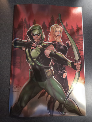 Dark Crisis Worlds Without A Justice League Green Arrow #1 1:50 Foil Variant NM