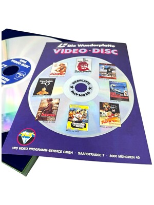 LASERDISC Prospekt VPS RAR XXL, Foto Poster DVD Video - INKgrafix Toys A