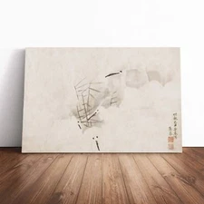 Herons Animal Asian Bird Maruyama Okyo Canvas Wall Art Print Framed Picture