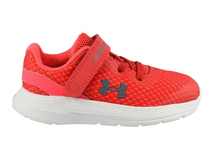 Nuevos zapatos deportivos Under Armour Impulse para niños pequeños talla: 6k, rojos Foto 2 de 4