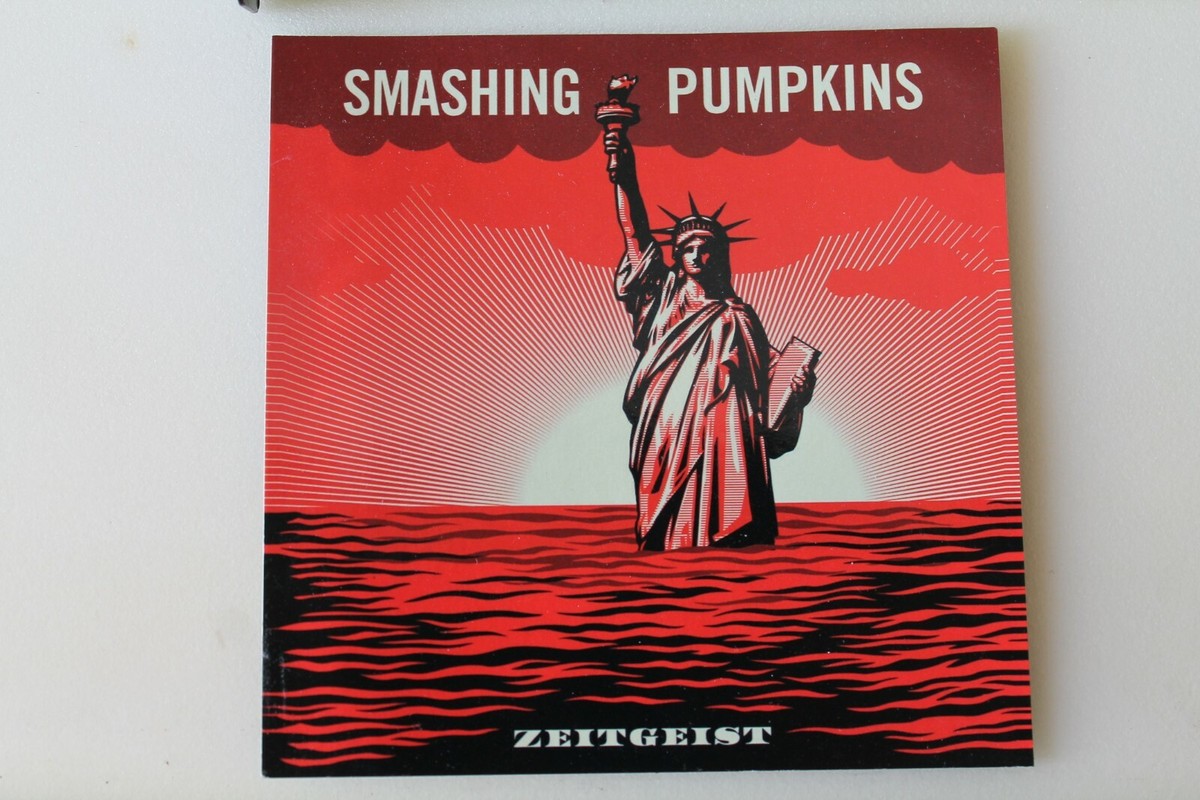 Smashing Pumpkins Zeitgeist Statue Liberty OBEY Shepard Fairey