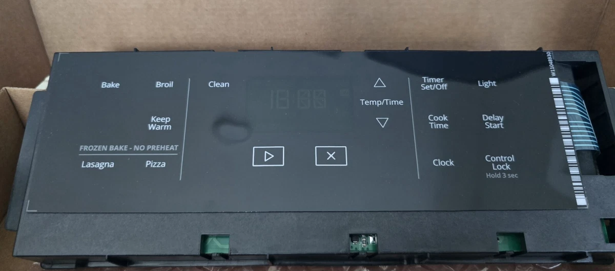 Pannello di controllo forno a parete Whirlpool SOLO 30| W10540021