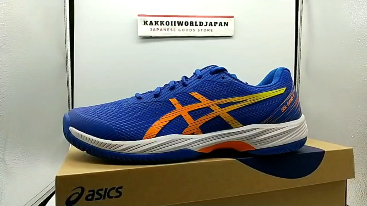 Asics Men's Tennis Shoes GEL-GAME 9 Tuna Blue 1041A396 960 For ALL