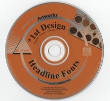 artworks aztec *1st design and headline fonts cd rom