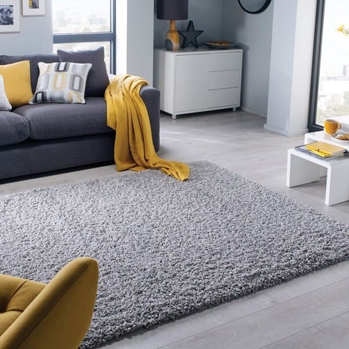Dunelm Slumber Shaggy Soft Grey Rug 300 X 400 Extra Large eBay