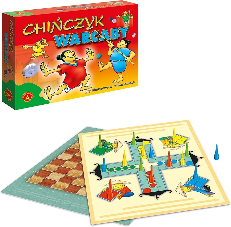 Warcaby i Chińczyk Gra Planszowa Towarzyska Imprezowa Rodzinna Empik Prezent - Image 2 of 2