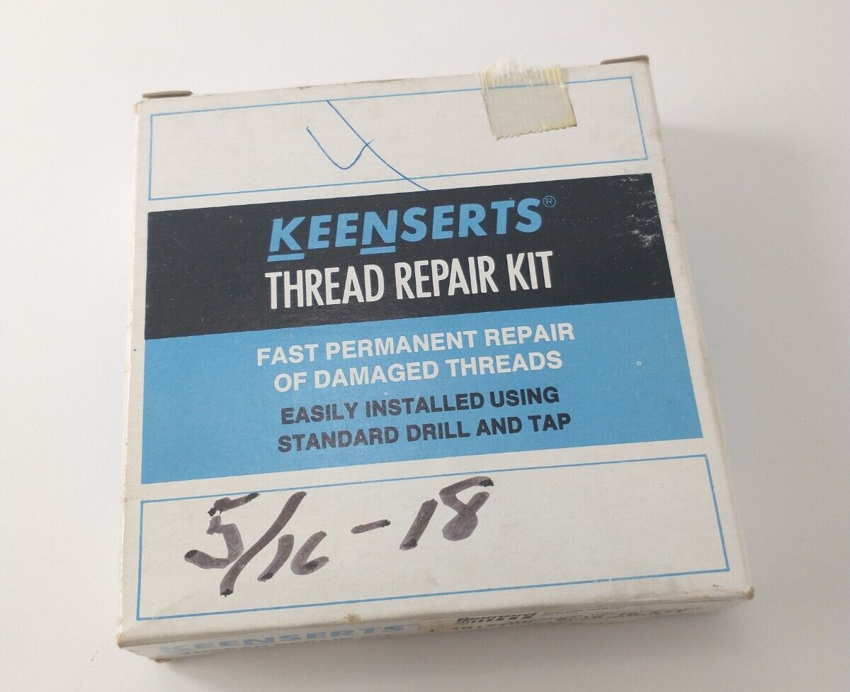 Rexnord Keenserts 5/1618 Thread Repair Kit 12 Threaded Inserts + Tool NEW eBay