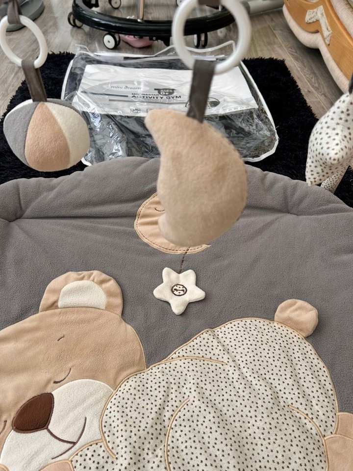 Baby Activity Play Gym Sensory Toys Playmat Cute Soft Activity Crawling