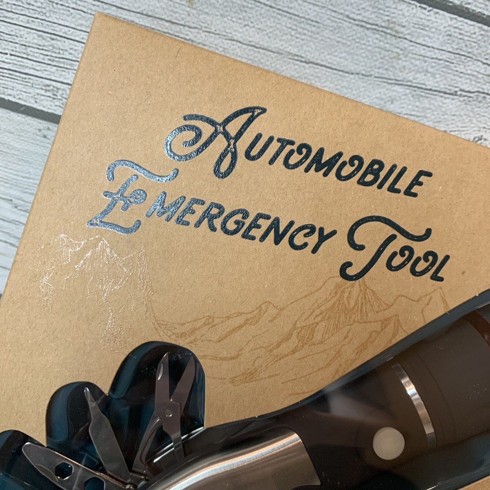 Multi-Tool Adventure Auto Emergency Kit with LED Flashlight Multi-Tool Adventure Auto Emergency Kit with LED Flashlight