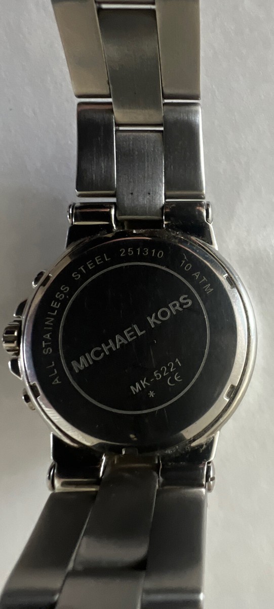 Michael Kors MK-5221 Chronograph Date Stainless Steel Watch Michael Kors Women main image 2