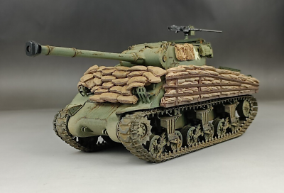 1/35 Built WWII U.S M36 B1 GMC Tank Destroyer w/Resin Sandbag