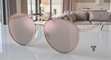 MICHAEL KORS MK1138 11084Z Arches Rose Gold Rose Mirror 58 mm Women's Sunglasses