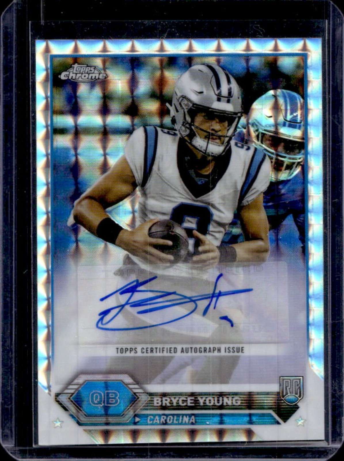 2023 Topps Composite Bryce Young Chrome Auto RC Geometric #TCA-BY Panthers