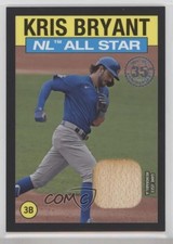 2021 Topps 1986 All-Star Baseball Relics Black 155/199 Kris Bryant #86ASRKB 1ar1