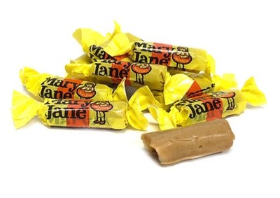 Mary Jane Taffy over2 pounds Wrapped Candy bulk Mary Jane Candy free shipping