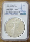 2025 W Silver American Eagle S$1 Laser Privy NGC PF69 Ultra Cameo With Box & COA