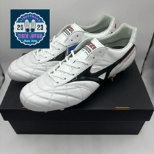 MIZUNO MORELIA 2 II JAPAN P1GA250209 White Pearl Black Men 2E Soccer Shoes Cleat