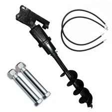 Φ30 Auger Mini Excavator Attachment,Backhoe Auger,Hydraulic Tilt Backhoe