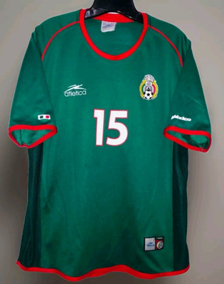 Atletica Mexico 2002 World Cup Luis Hernandez Jersey Size Rare