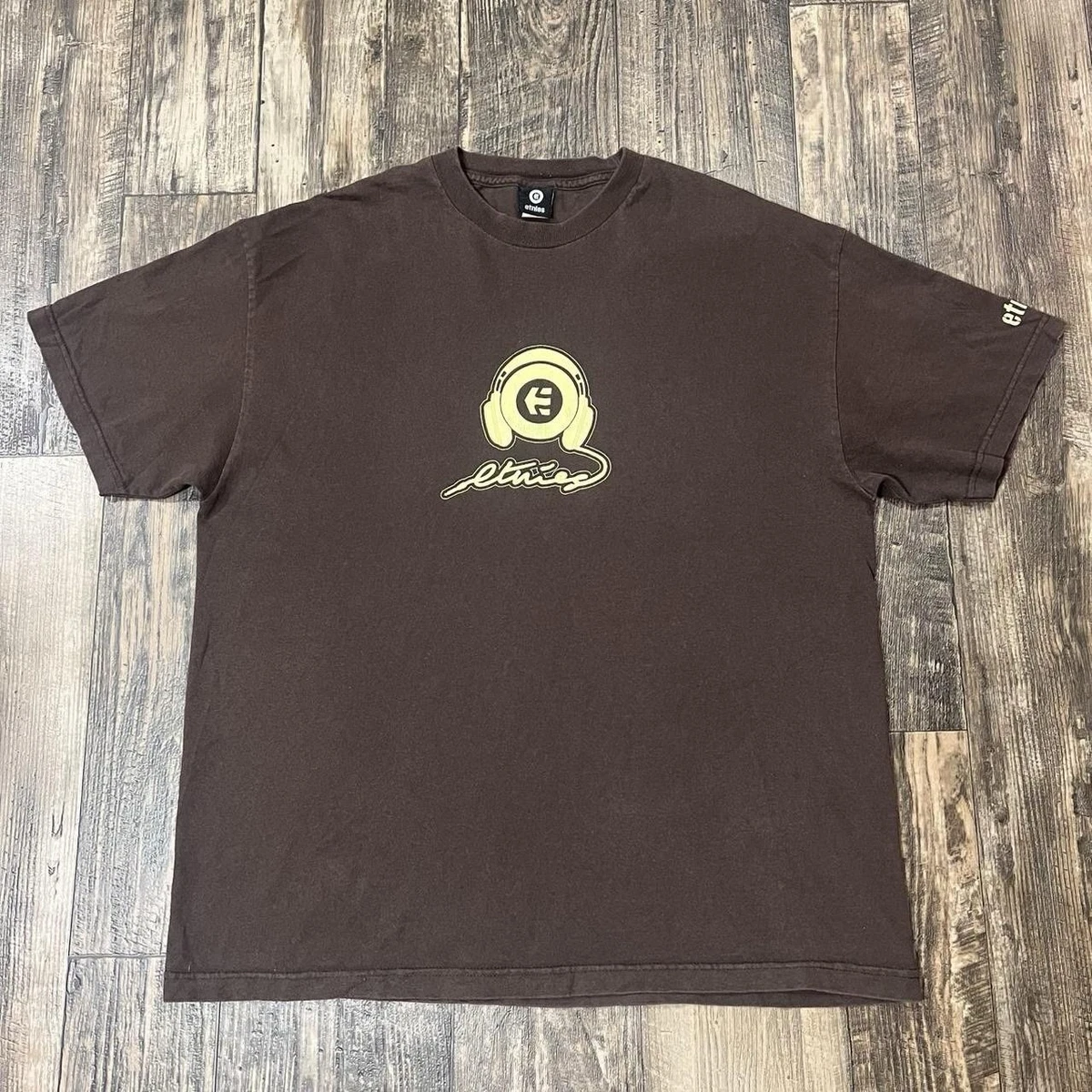 T-shirt Homme Etnies, Noir, Taille M - Manches Courtes, Coton, Imprimé Graphique Aventure
