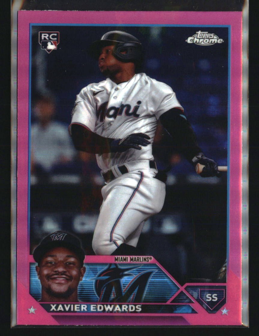 2023 Topps Chrome Update #USC211 Xavier Edwards Pink