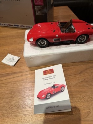 1:18 CMC M-105 Maserati 300 S Rennsportwagen 1956 rot red NEU RAR