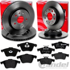 brembo BREMSSCHEIBEN + BELÄGE VORNE + HINTEN für VOLVO S40 II V40 V50 C70 Cabrio