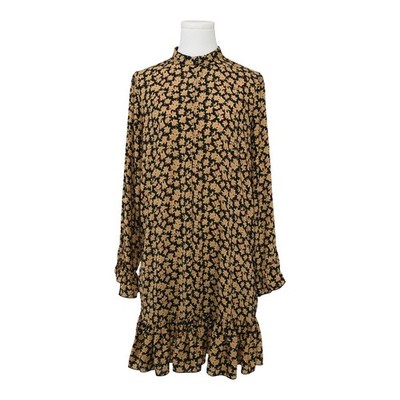 Scotch & Soda Floral Midi Dress Boho Fall Print M Mod 70s Hippie 60s