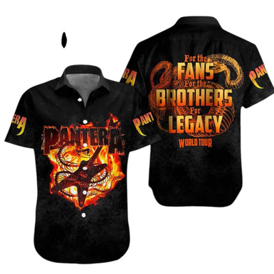 Pantera For The Fans For The Brothers Dor Legacy 2024 Trending Hawaiian Shirt