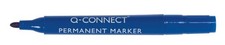 Q-Connect Permanent Marker Round 1 5-3mm line Blue/Writing And Correction Prod