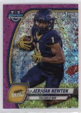2024 Bowman U Chrome Fuchsia Mini-Diamond Refractor /125 Jerjuan Newton #98 3hd