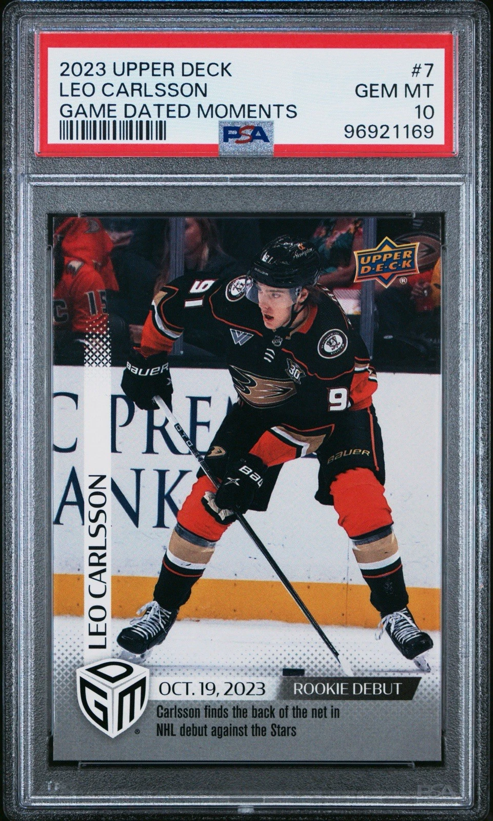 Leo Carlsson trading card