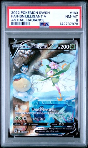 Hisuian Lilligant V graded PSA 8 for sale on eBay