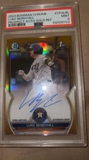 2023 Bowman Chrome 1st Gold Refractor AUTO /50 Luke Berryhill #CPA-LBL