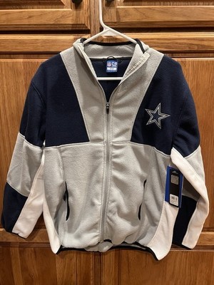 Ultra Game Dallas Cowboys Boys Full Zip Fleece Hoodie Size 18-20 NWT