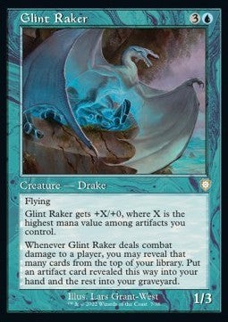 Magic/MTG Glint Raker BRC-7 Rare Englisch Neu