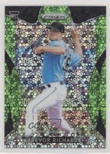 2019 Panini Prizm Tier III Lime Green Donut Circle /199 Trevor Richards #264 7m3