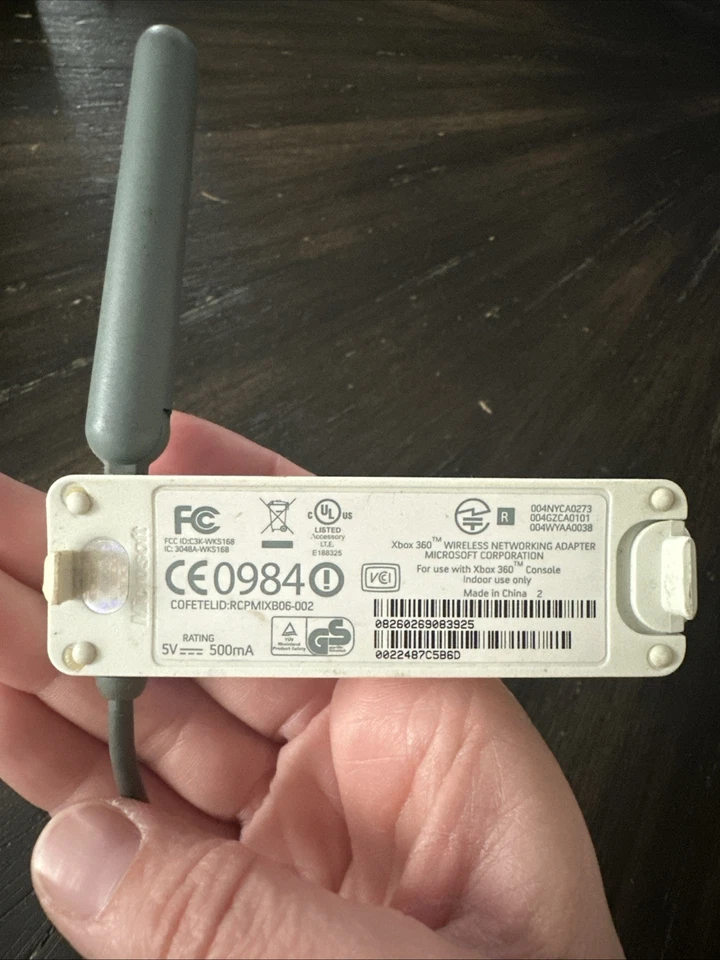 Official Microsoft XBOX 360 Wireless Networking Adapter Internet WiFi Connection - Image 4 of 4