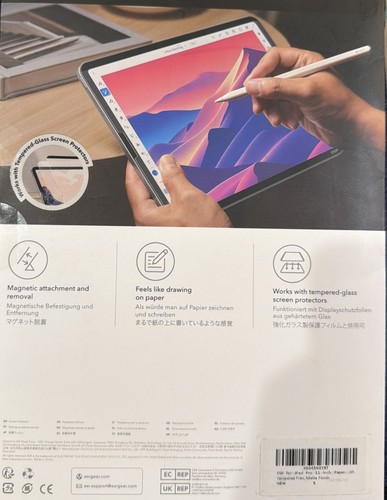 ESR Magnetic Drawing Screen Protector for iPad – Paper-Like Writing Feel - Picture 2 of 2