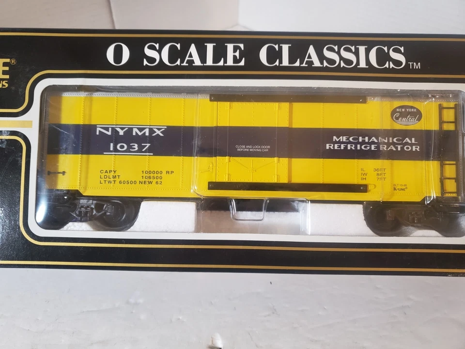K-Line K761-1751 New York Central Classic Mechanical Reefer R# 1037 New Sealed - Image 2 of 4