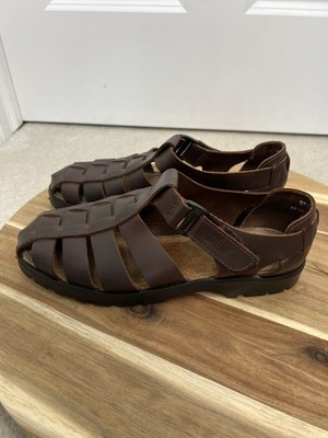 G.H. Bass Brown Leather Fisherman Sandals Closed Toe Size 9  display picture 3