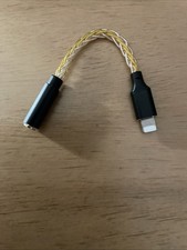 New Audio Cable Adapter For iPhone iPad Etc Size 4 3/4 Length