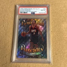 1998-99 Topps - Roundball Royalty Allen Iverson #R4 Refractor PSA 8