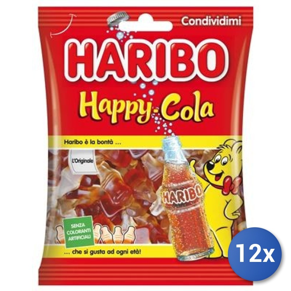 12X Multipack Haribo Happy-Cola Candy 175G