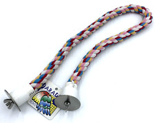 Featherland Paradise Soft Parrot Rope Perch .75 x 32" MultiColored