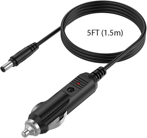 Dc 12V 2A Car Charger Universal Power Cord 5.5X2.1mm To Cigarette Lighter With 8 - Picture 6 of 7