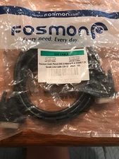 Fosmon 6 Ft Gold-Plated DVI-D Cable Male to Male