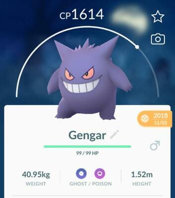 Pokemon Trade GO - Shiny Gengar with Legacy move Lick