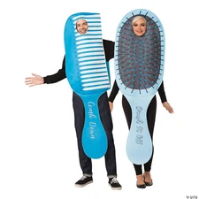 COMB AND BRUSH COUPLES COSTUME - Rasta Imposta